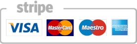 Logo de Visa, Mastercard, Maestro y American express